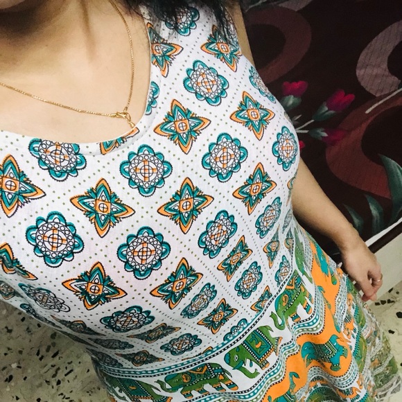 White Printed Kurta ethnic wear - Picture 11 of 12